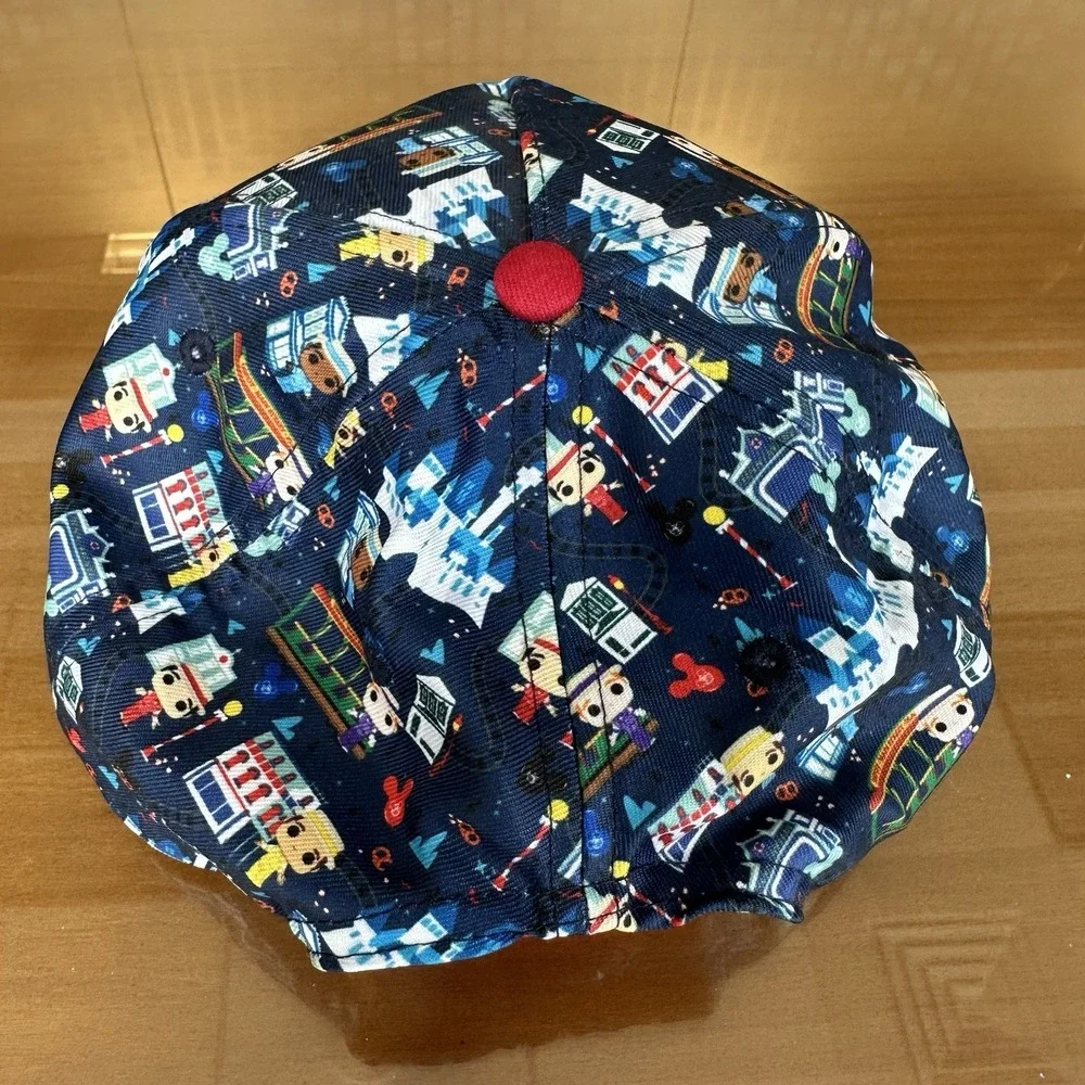 Disney Parks Loungefly Dapper Dans Park Attractions Icons Baseball Cap Hat